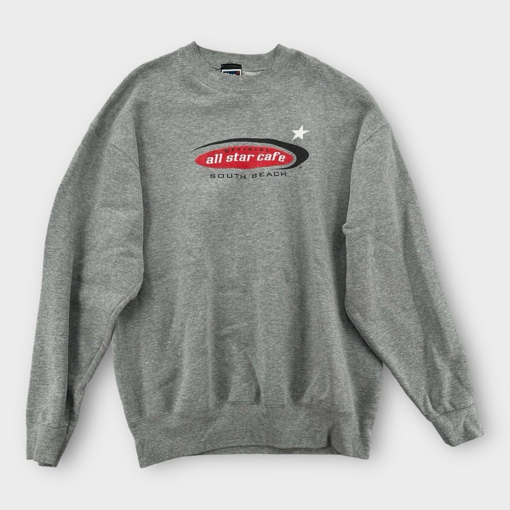 Vintage All Star Cafe Sweatshirt Mens XL NFL Pro Player Fleece Cotton Football‎